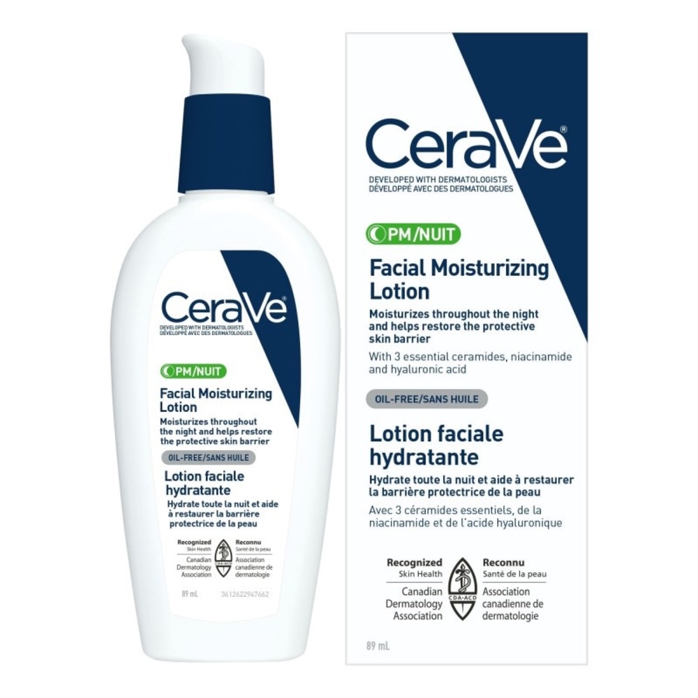 3 pack of CeraVe PM Facial Moisturizing Lotion
